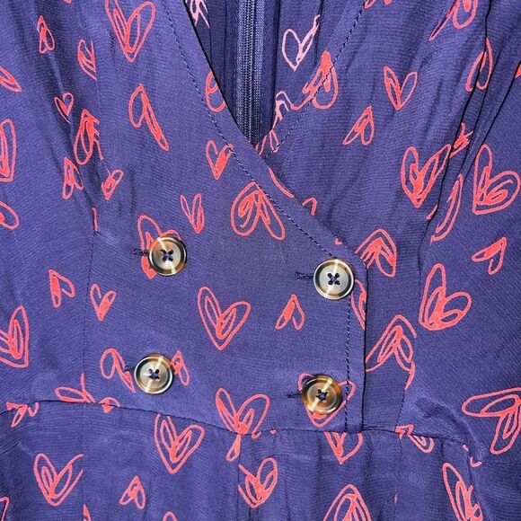 Urban Outfitters Juliette Printed Short Sleeve Romper - Picture 11 of 16